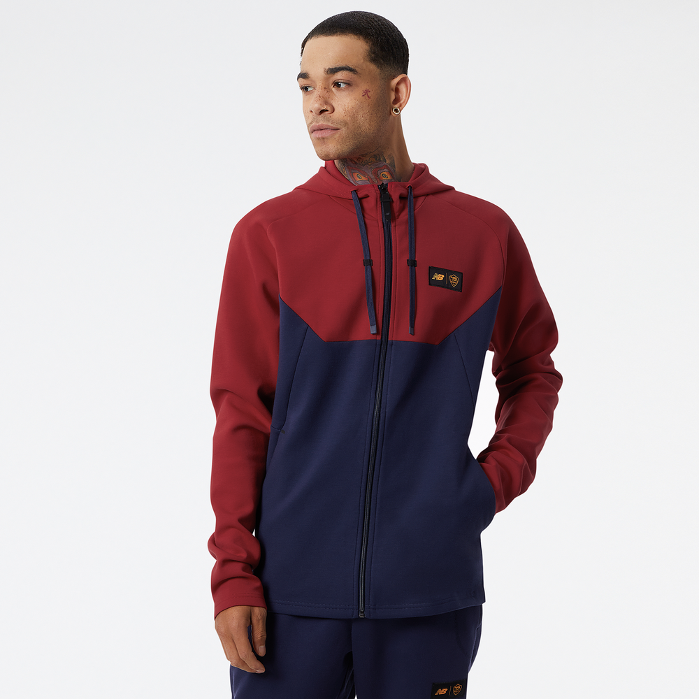 Bluza New Balance MT231235RDP – granatowo–czerwona