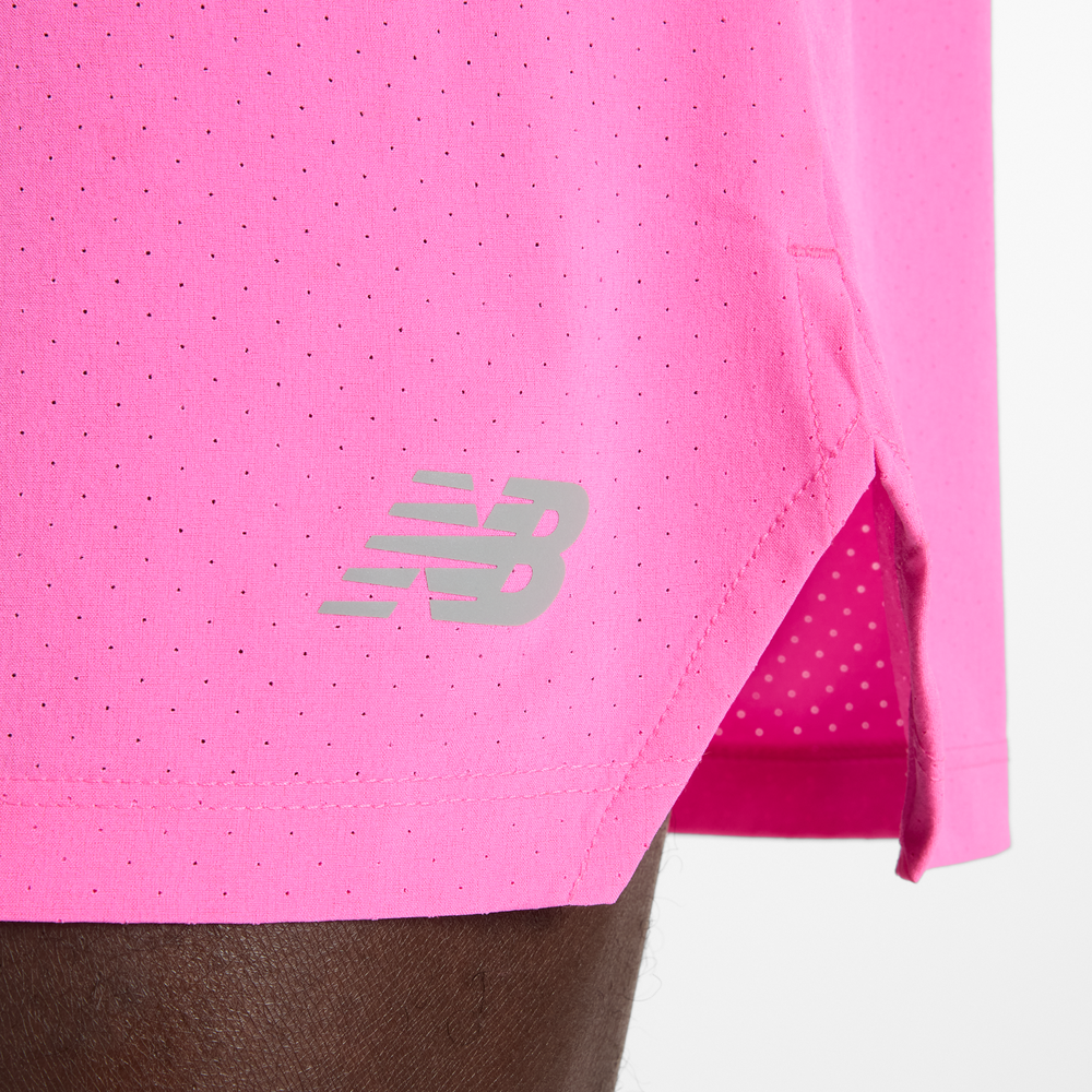 Spodenki męskie New Balance MS41286AAB – różowe