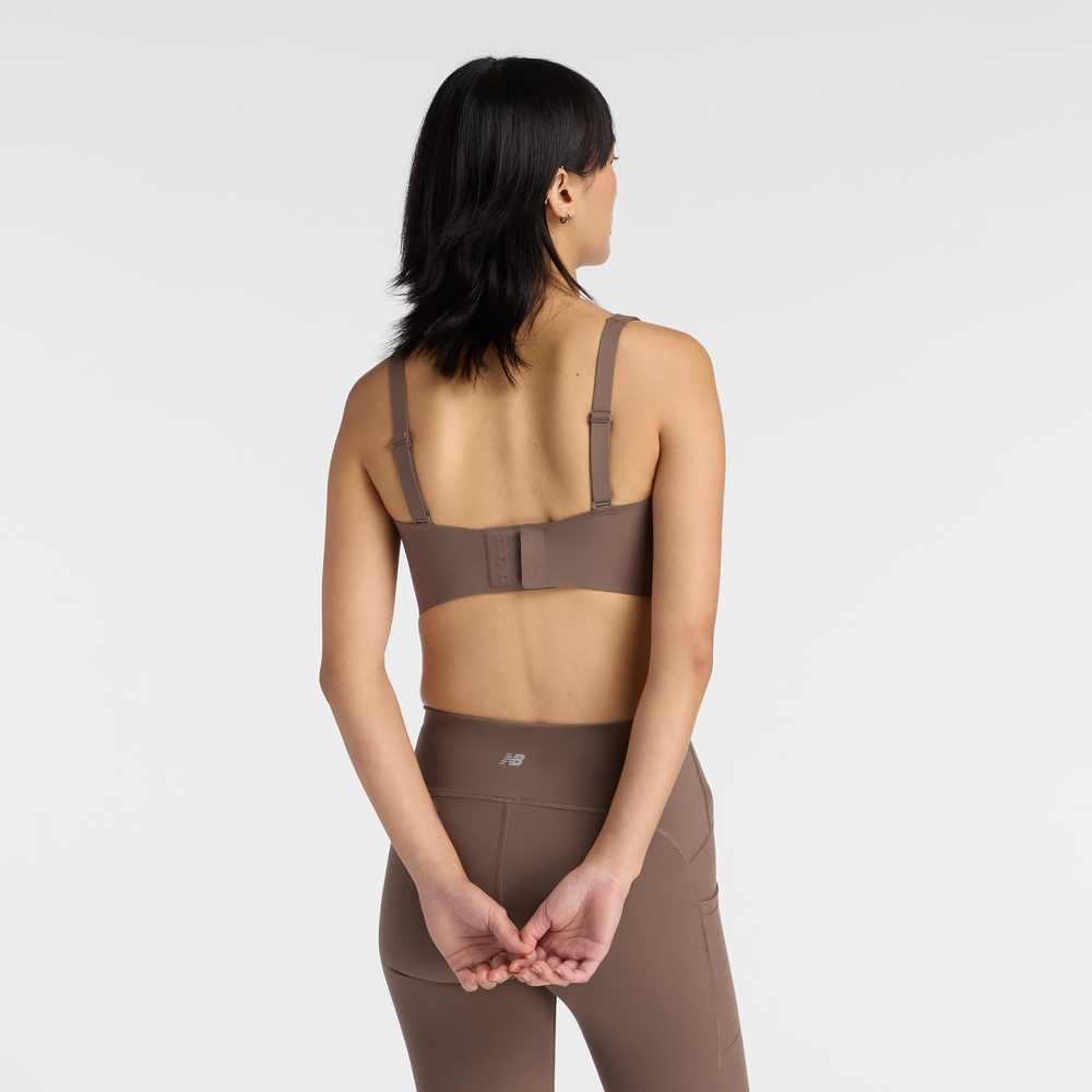 Biustonosz do biegania New Balance WB51052ABP – brązowy