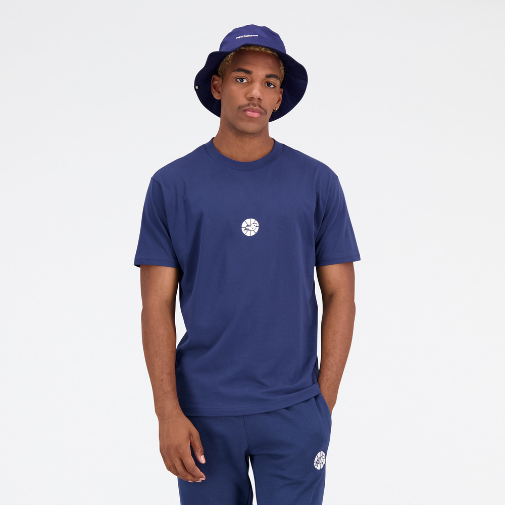 Koszulka męska New Balance MT23582NNY – granatowa