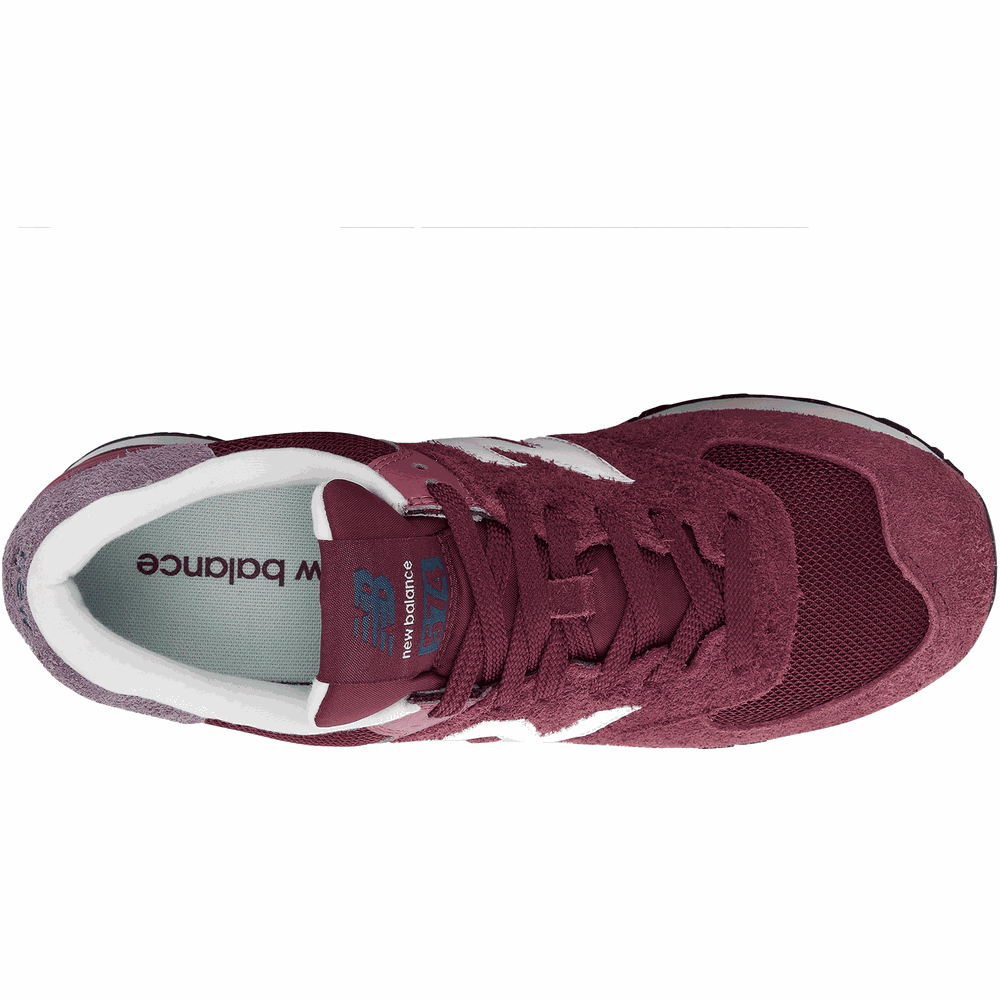 Buty unisex New Balance U574ABO – bordowe