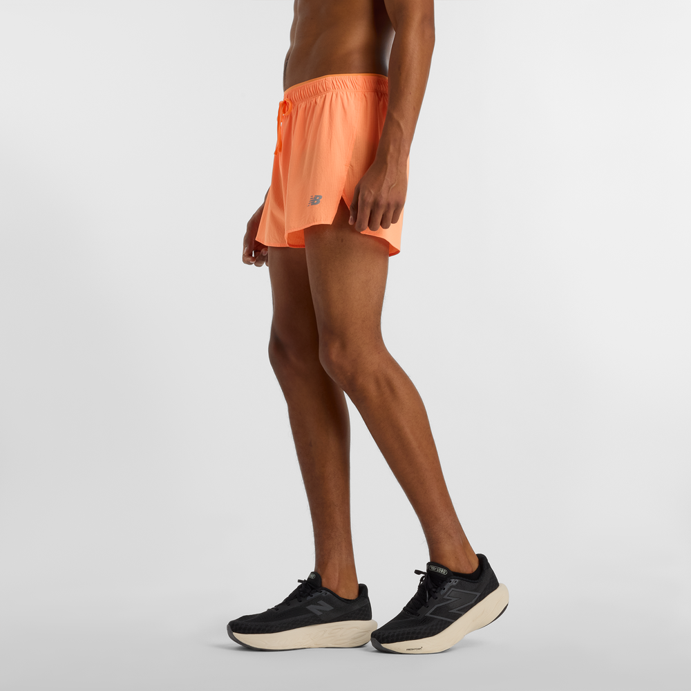 Spodenki męskie New Balance MS51283HMO – pomarańczowe