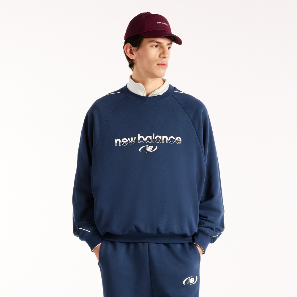 Bluza męska New Balance MT62N5SYNNY – granatowa