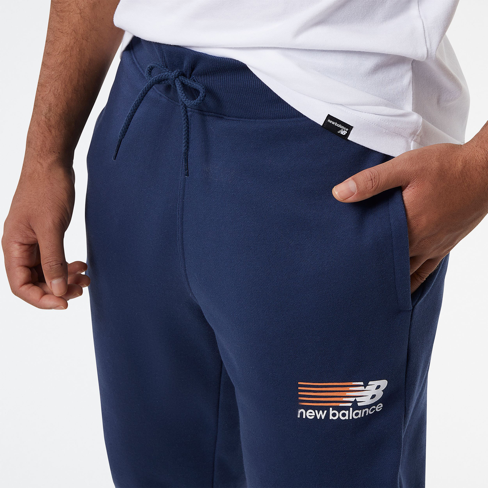 Spodnie męskie New Balance MP23901NGO – granatowe