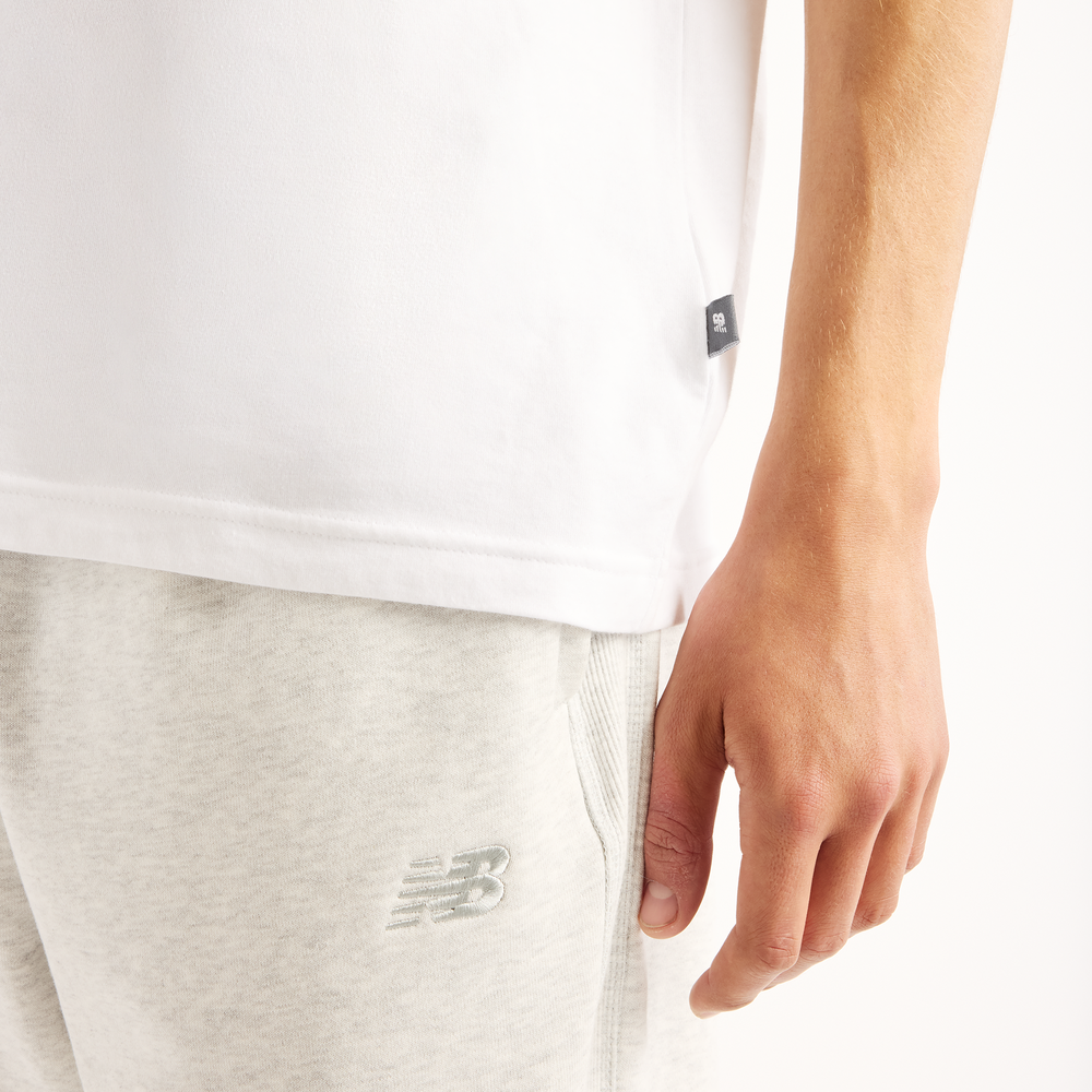Koszulka męska New Balance Woven Label – biała
