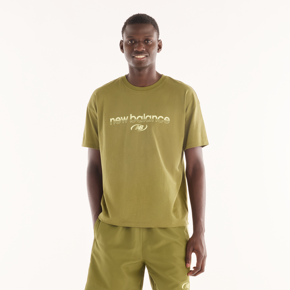 Koszulka męska New Balance MT6279IZGEE – zielona