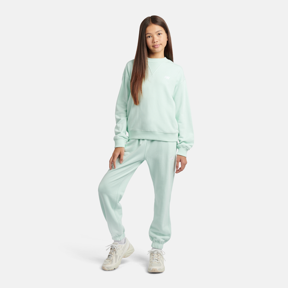 Bluza dziecięca New Balance LAKG0055COJ – miętowa