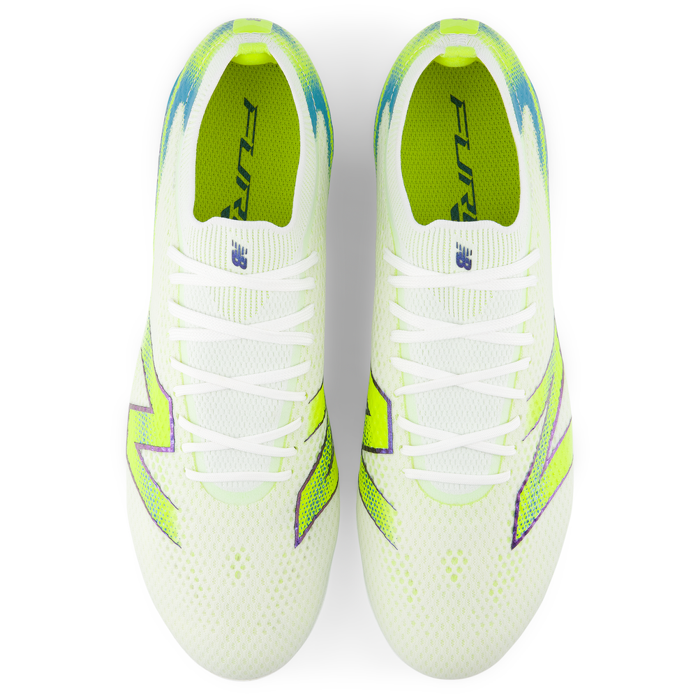 Korki męskie New Balance FURON PRO FG V9 UF2F2D2 – białe