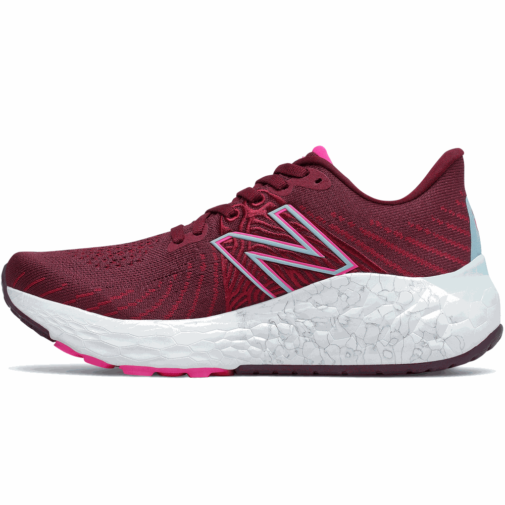 Buty damskie New Balance Fresh Foam Vongo v5 WVNGOGP5 – bordowe