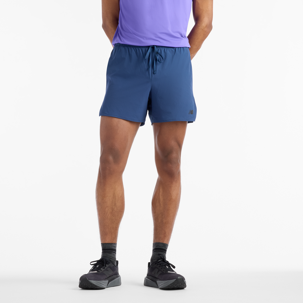 Spodenki męskie New Balance MB6180TANNY – niebieskie