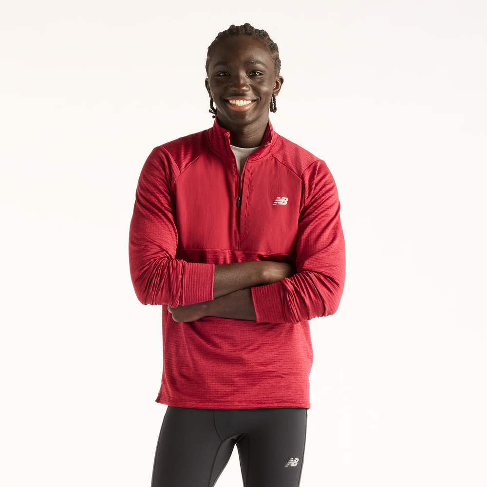 Bluza męska New Balance MT43204PDR – czerwona