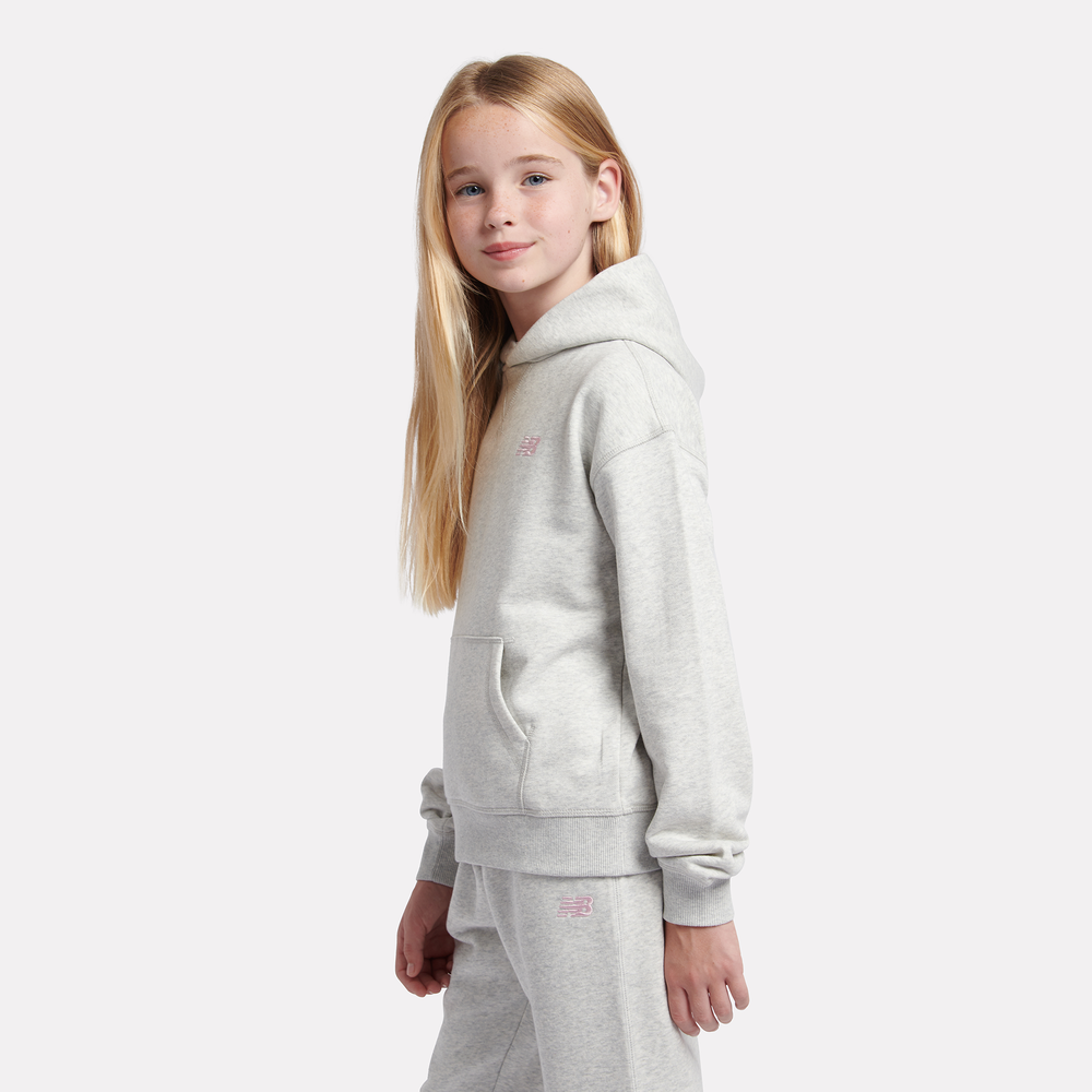 Bluza dziecięca New Balance LAKG0056AHH – szara