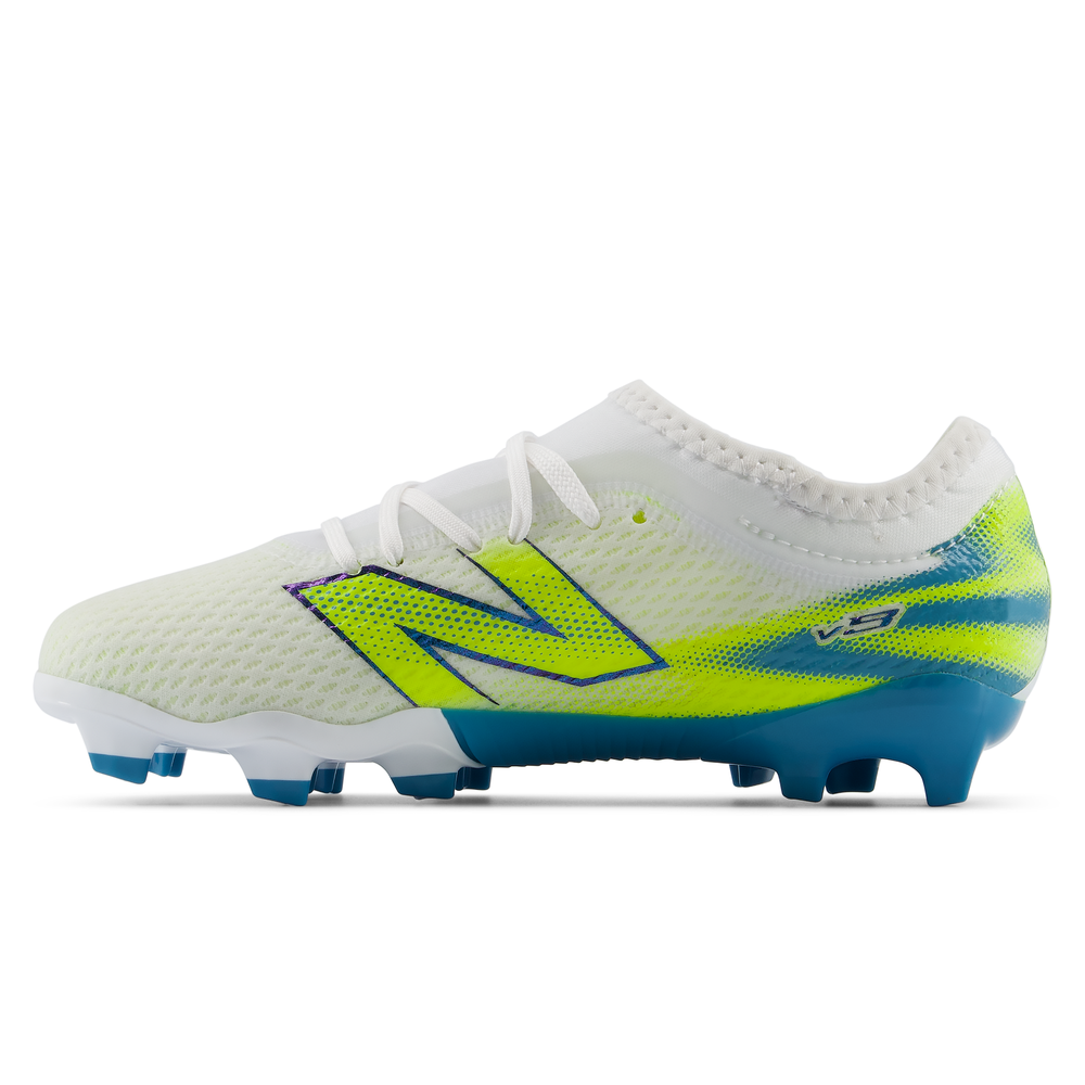 Korki dziecięce New Balance FURON TEAM JNR FG V9 YF3F3V9 – białe