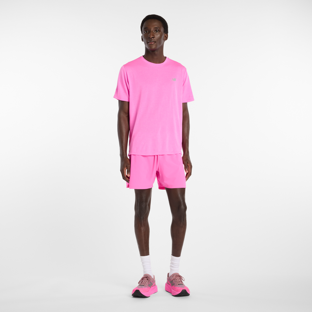 Koszulka męska New Balance MT41253AD8 – różowa