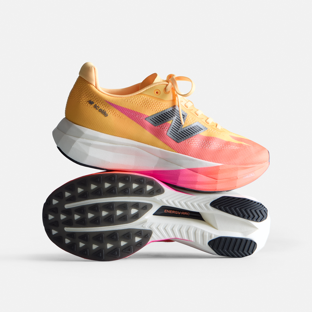 Buty męskie New Balance FuelCell SC Elite V5 MRCEL3UD – pomarańczowe