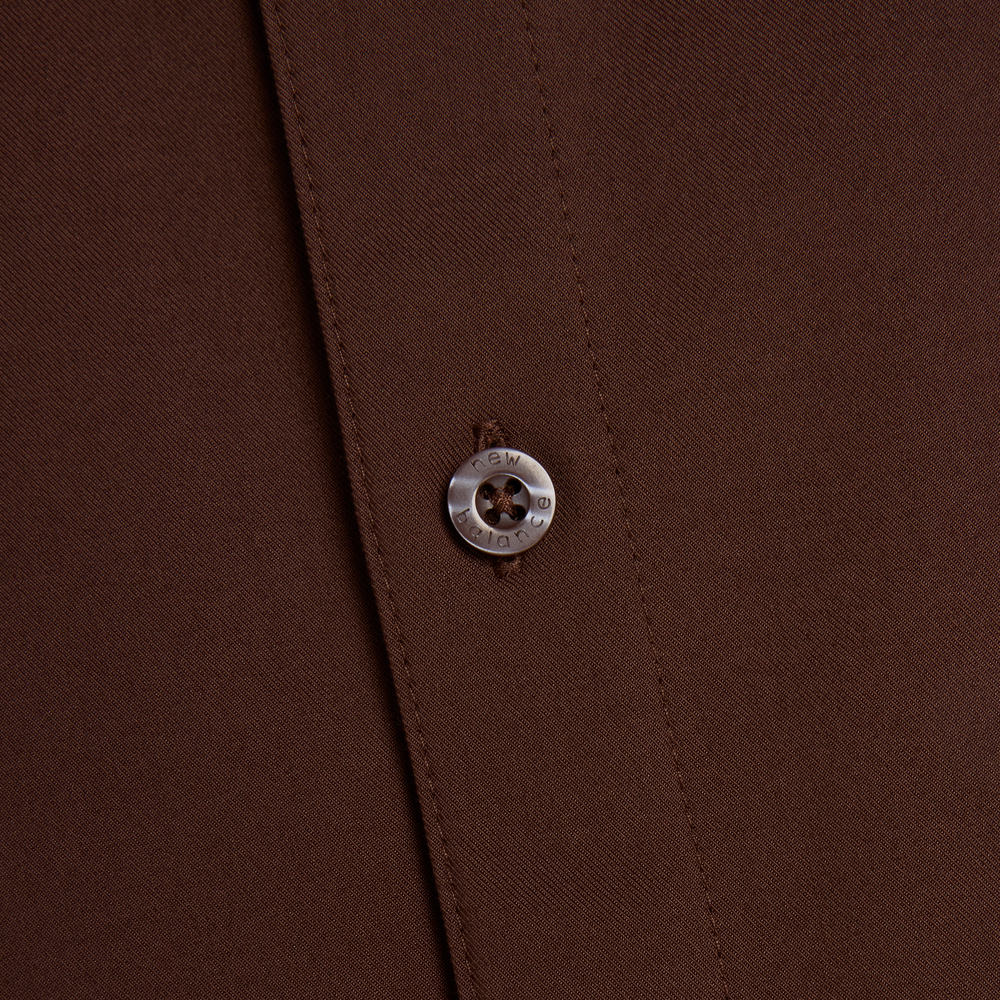 Koszula męska New Balance Numeric MT61J0V9ABJ – brązowa