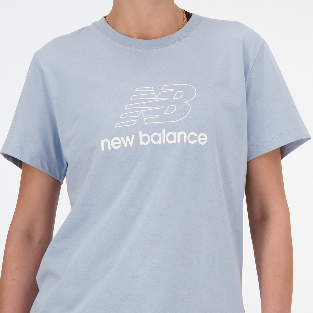 Koszulka damska New Balance WT41816LAY – niebieska