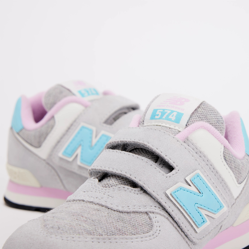Buty dziecięce New Balance PV574NB1 –  szare