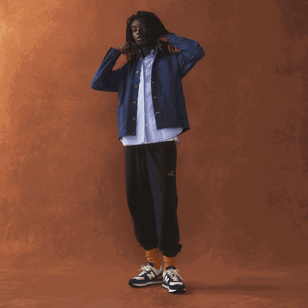 Buty męskie New Balance U574LGRN – granatowe