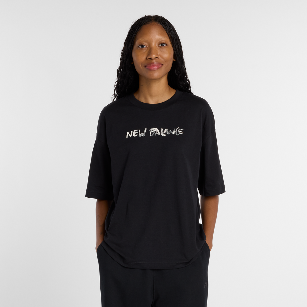 Koszulka damska New Balance WT61M1JBBK – czarna