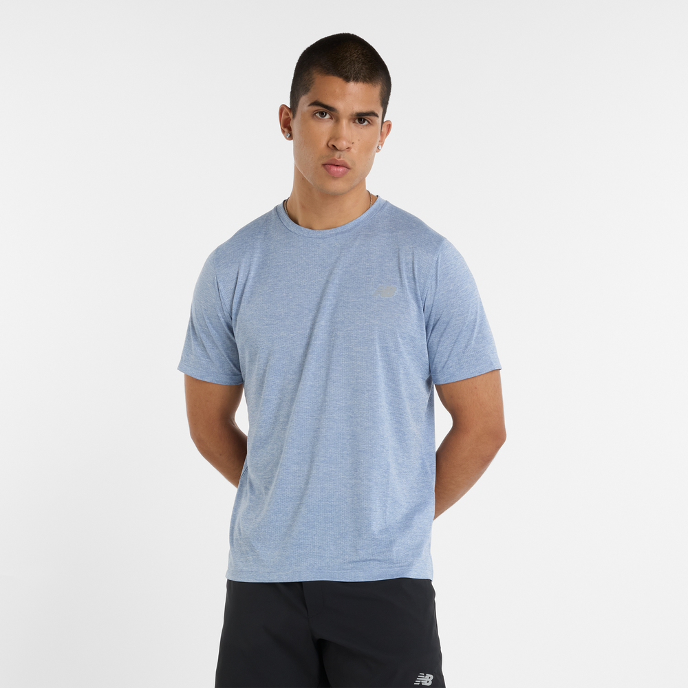 Koszulka męska New Balance MT41253DUS – niebieska