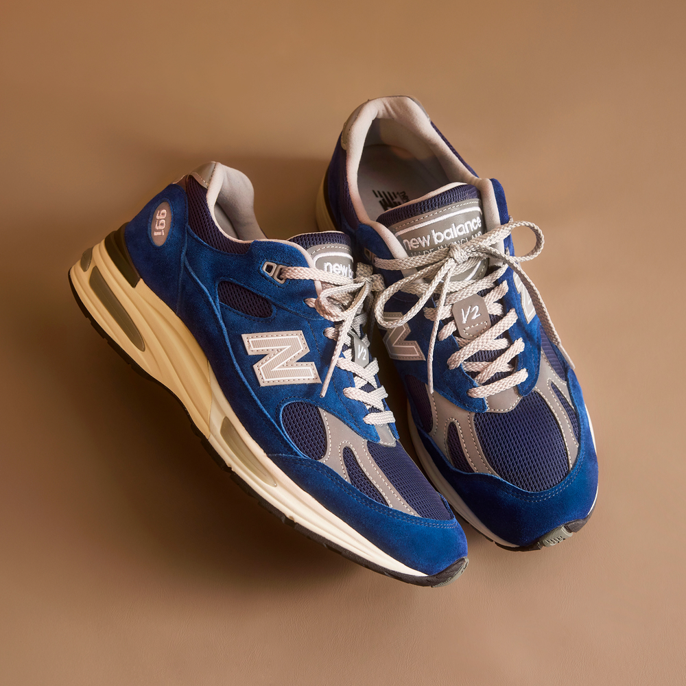 Buty unisex New Balance U991VB2 – granatowe