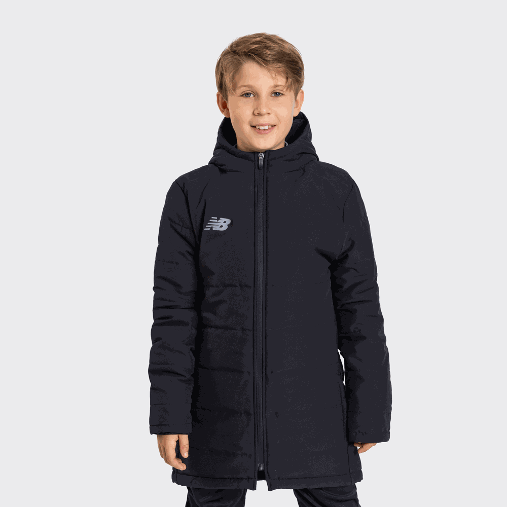 Kurtka dziecięca New Balance EJJ9038BK  – czarna