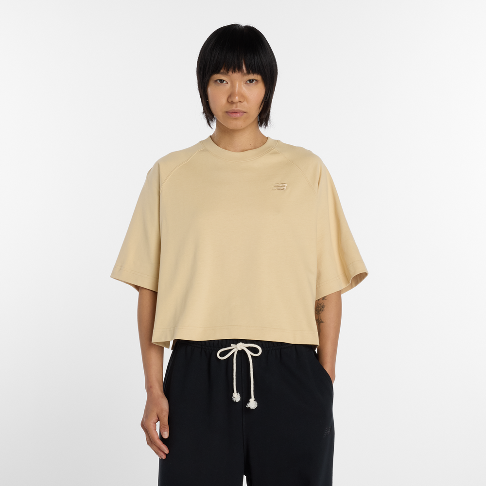 Koszulka damska New Balance WT6147DDABC – żółta