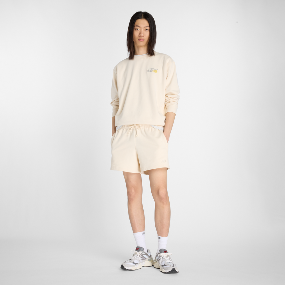 Bluza męska New Balance MT41547PEF – beżowa