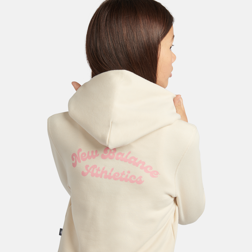 Bluza dziecięca New Balance YT61P93CLIN – beżowa
