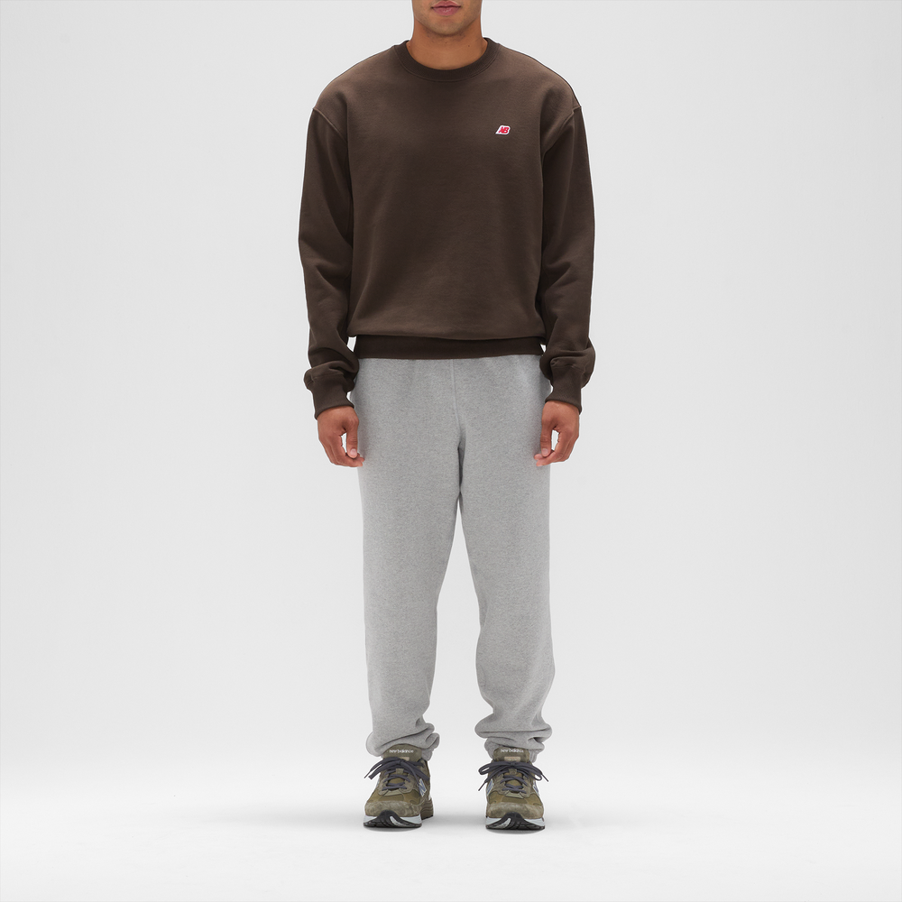 Bluza męska New Balance MADE in USA MT43541RHE – brązowa
