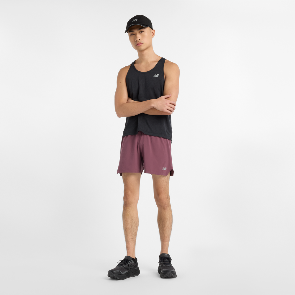 Spodenki męskie New Balance MS41286FDP – bordowe