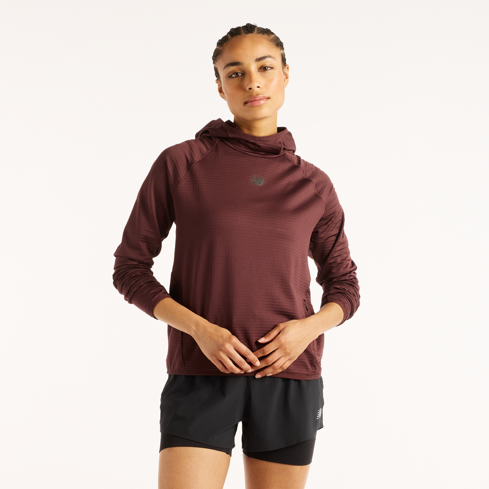 Bluza damska New Balance WT62330XYLR – bordowa
