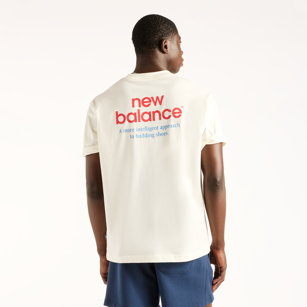 Koszulka męska New Balance Intelligent – beżowa