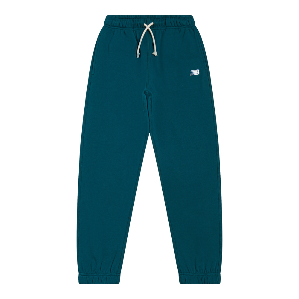 Spodnie dziecięce New Balance LAKB0060AAV – zielone