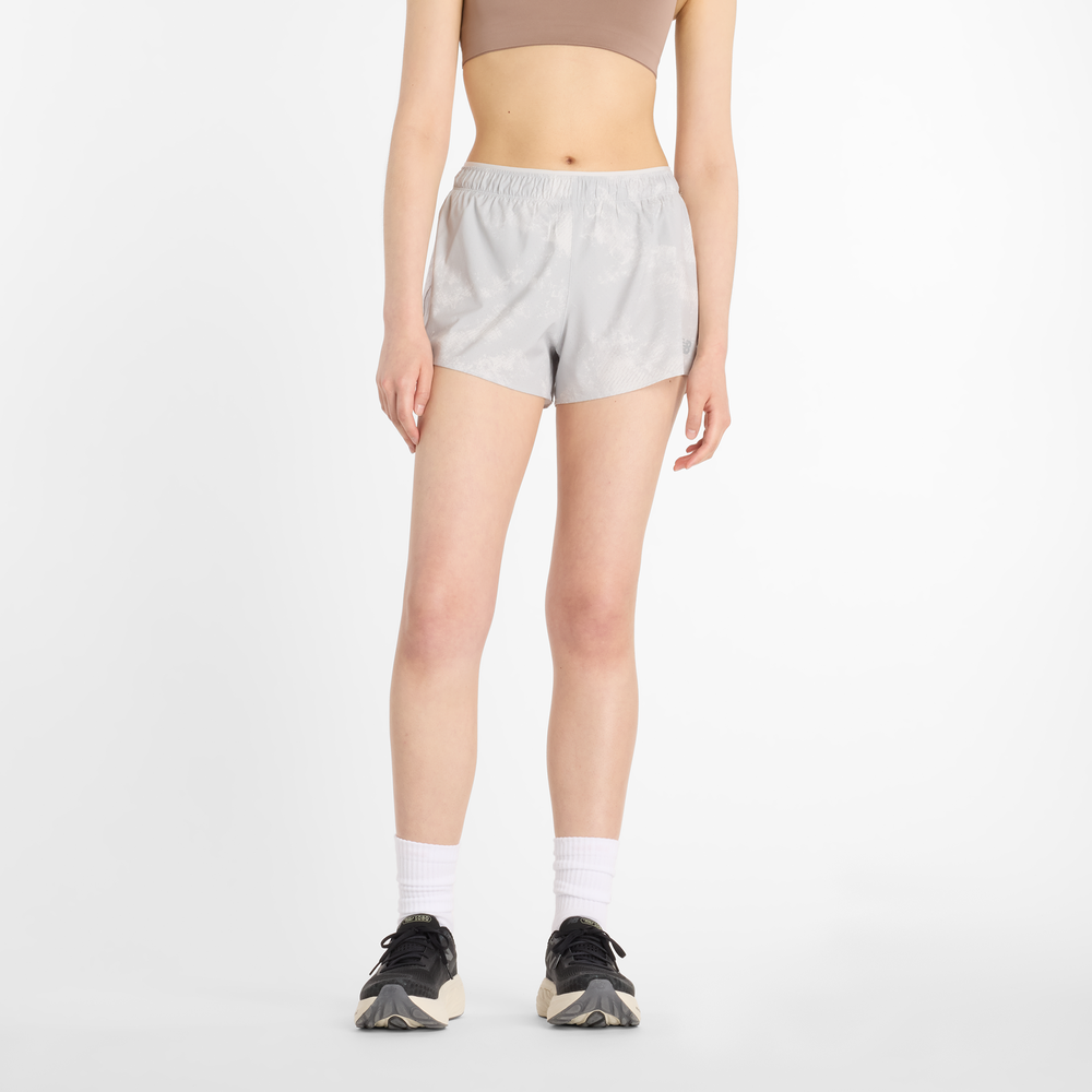 Spodenki damskie New Balance WS41201GYM – szare
