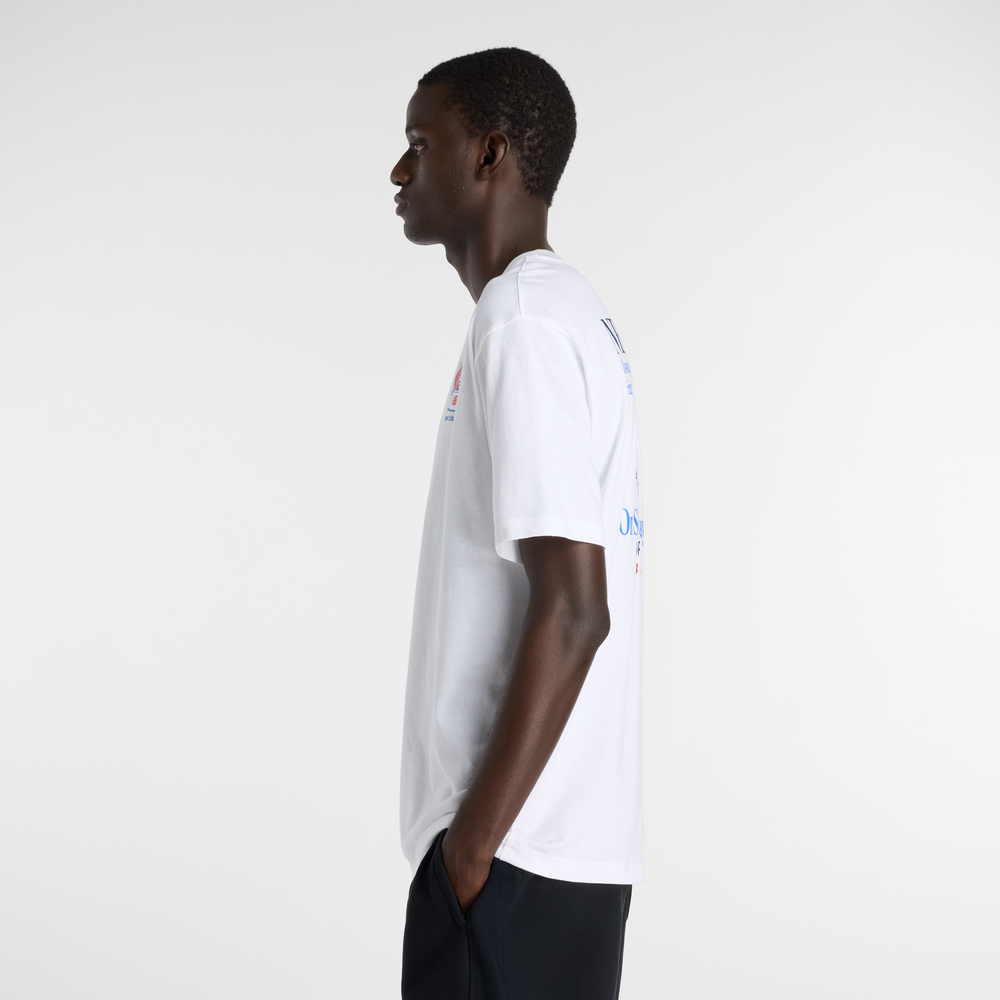 Koszulka męska New Balance MT61Y1F6WT – biała