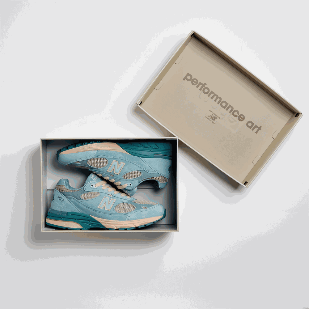 Buty męskie New Balance x Joe Freshgoods MR993JF1 – niebieskie