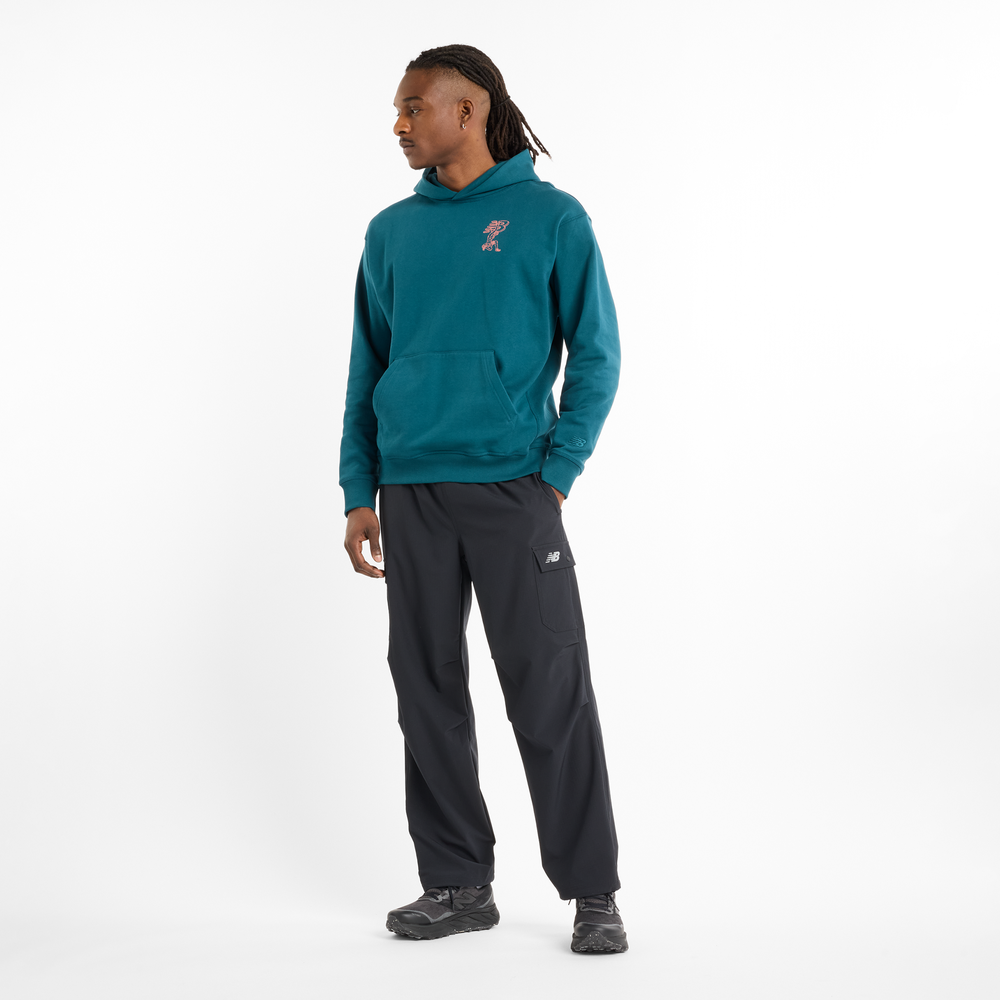 Bluza męska New Balance MT51979DOE  – niebieska