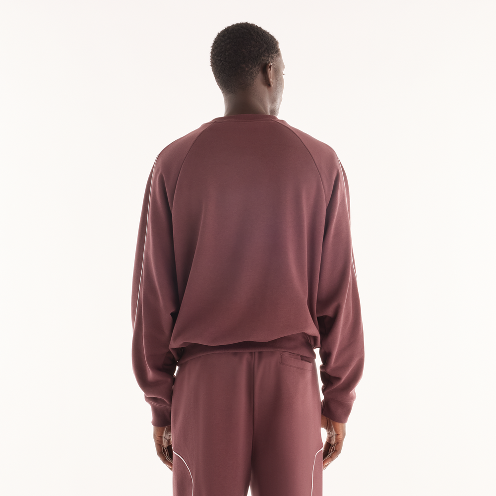 Bluza męska New Balance Trackside – bordowa