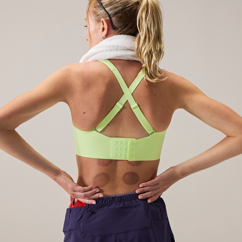 Biustonosz do biegania New Balance WB51052AFG – zielony