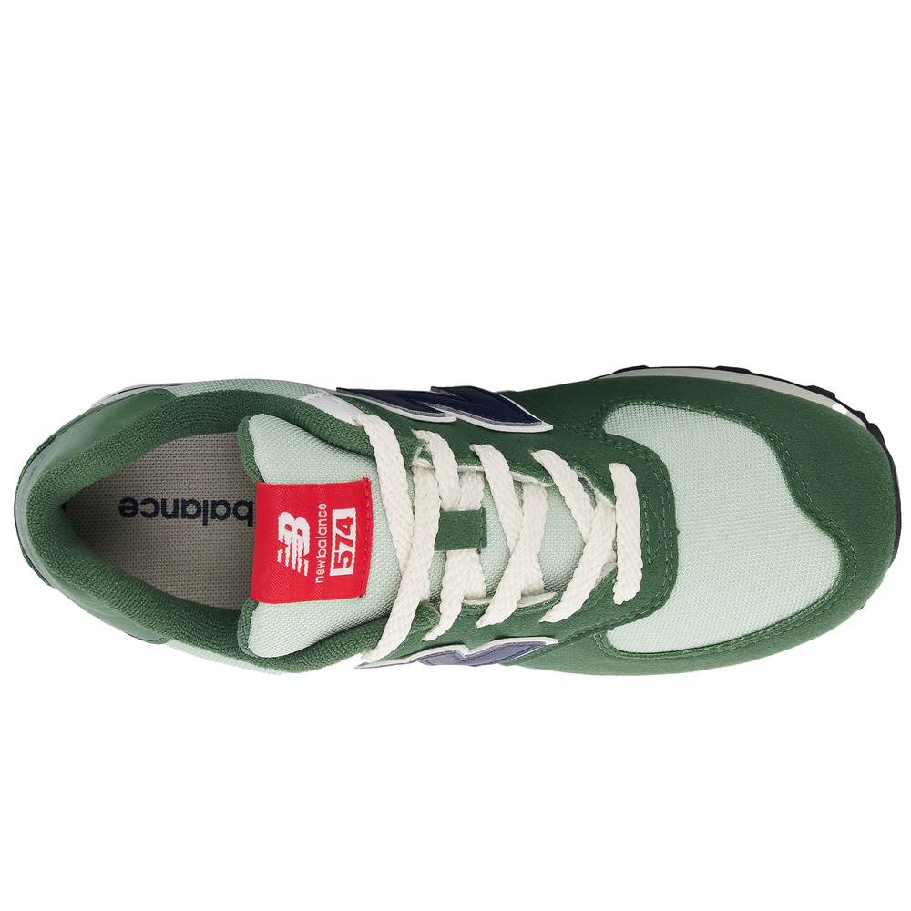 Buty dziecięce New Balance GC574HGB – zielone