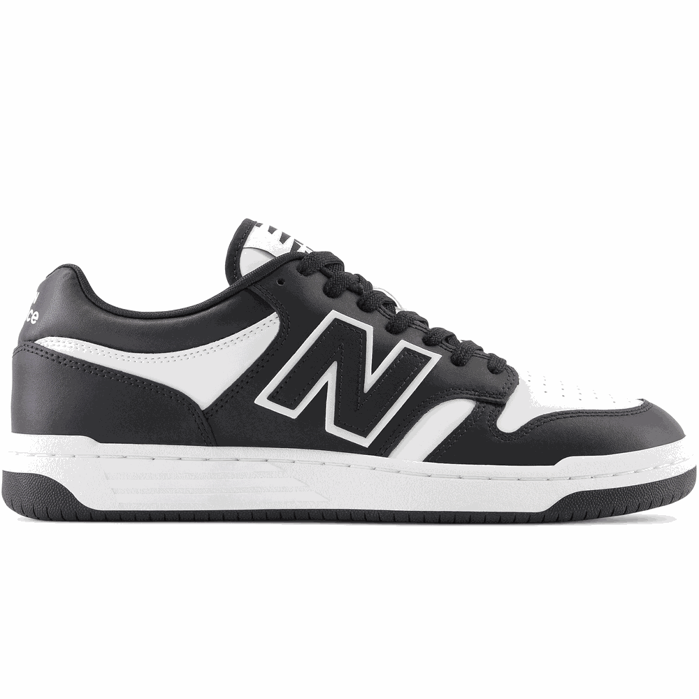 Buty unisex New Balance BB480LBA – czarno-białe