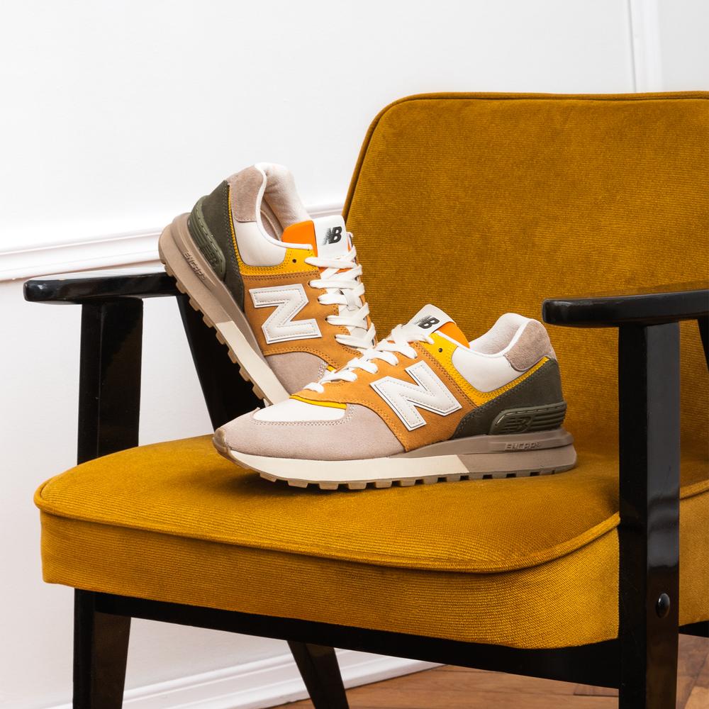 Buty męskie New Balance U574LGBT – brązowe