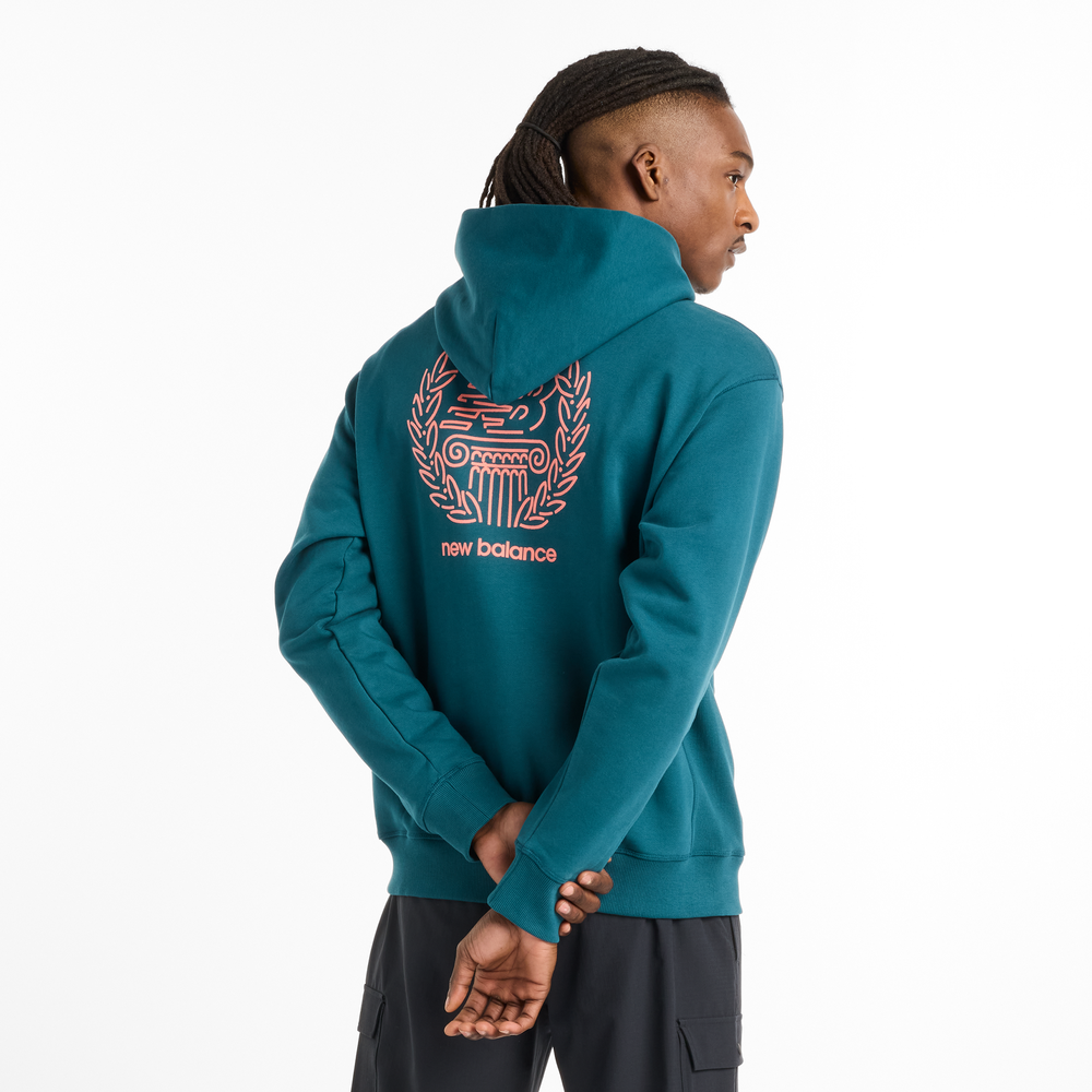 Bluza męska New Balance MT51979DOE  – niebieska