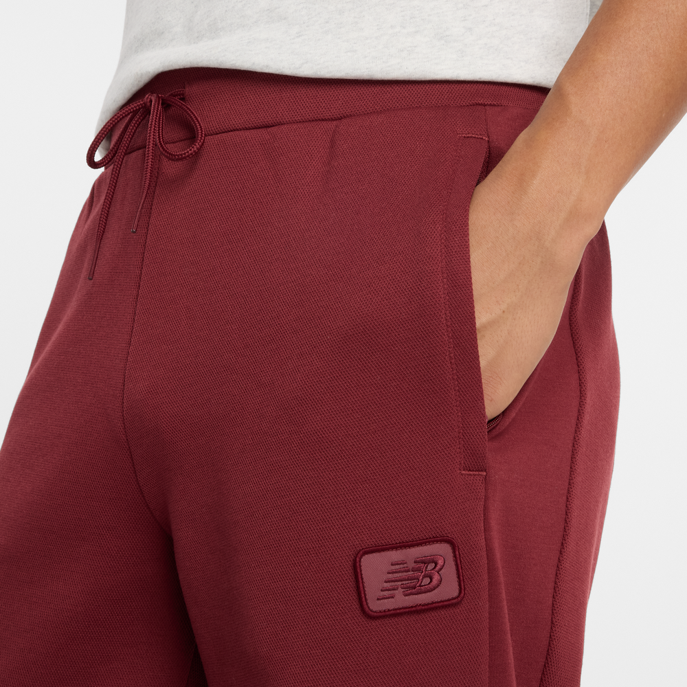 Spodnie męskie New Balance MP53501MHB – bordowe
