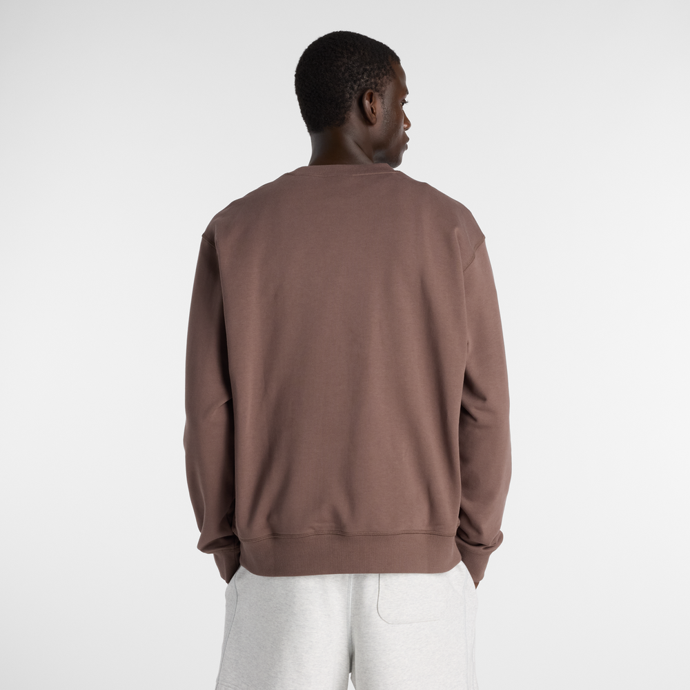 Bluza męska New Balance MT41547ABP – brązowa