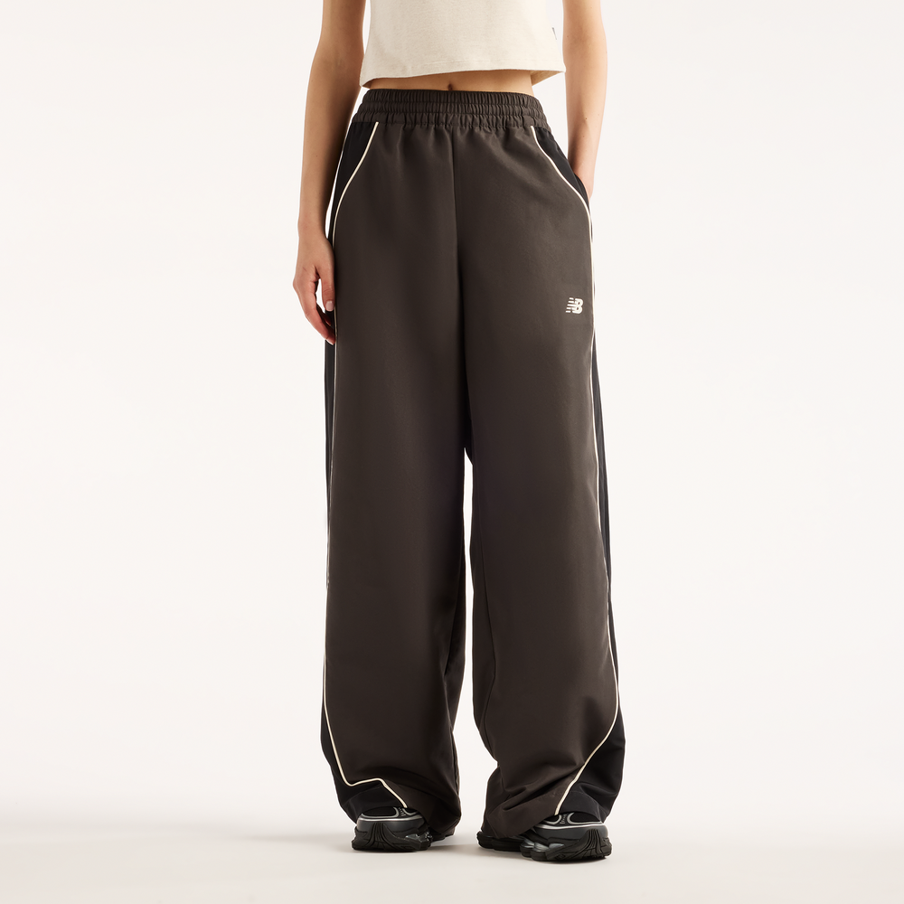 Spodnie damskie New Balance WB62O9UFBLK – brązowe