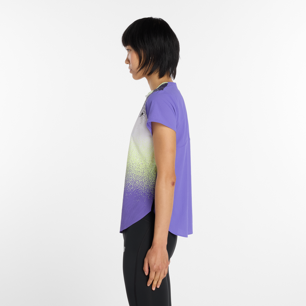 Koszulka damska New Balance WT61Y1YIEPU – fioletowa