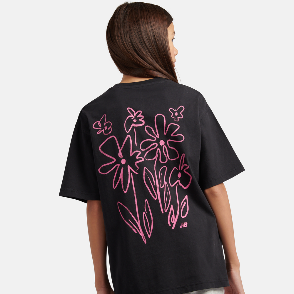 Koszulka dziecięca New Balance YT61D72GBK – czarna